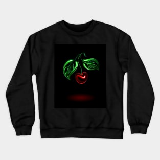 Glowing cherry ( Cherry Berry ) Crewneck Sweatshirt